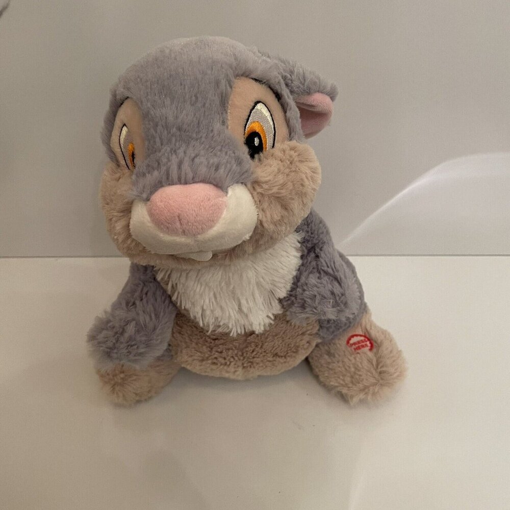 Hallmark Thumpin' Thumper Disney Animated Plush Stuffed Talking Rabbit Bambi